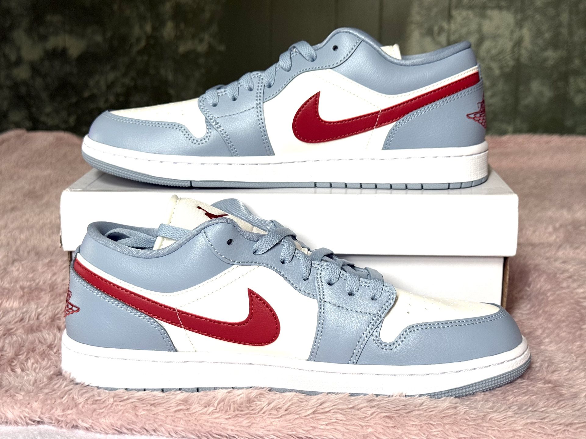 NIKE AIR JORDAN 1 Low Dunk Low Sneaker Logo W 12 M 10.5