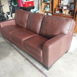 Original Leather Sofa.$ 630.00