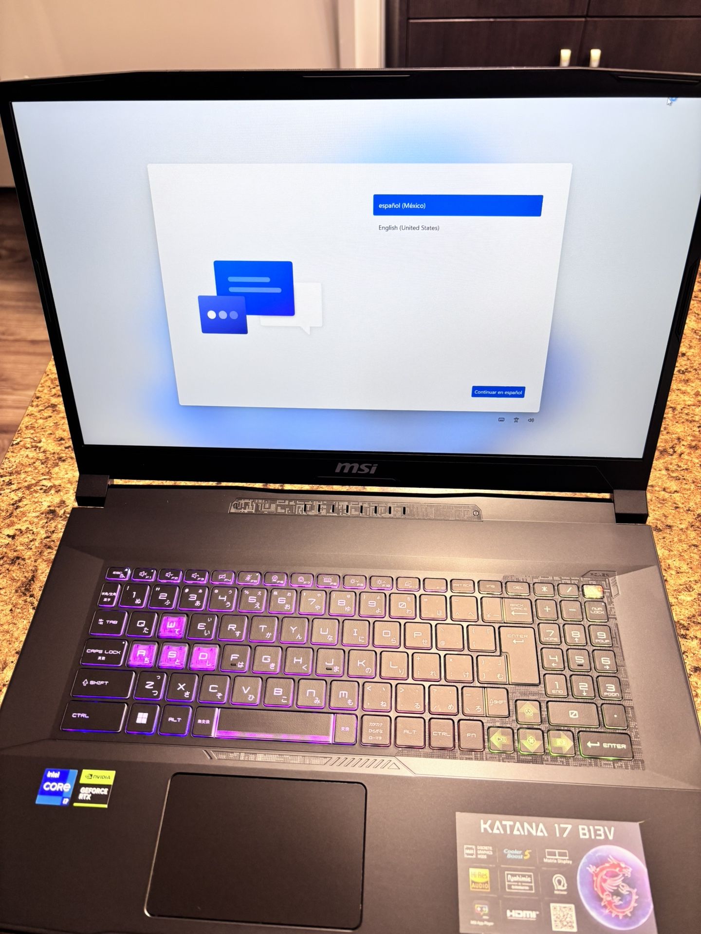 KATANA 17 B13V RTX 4050