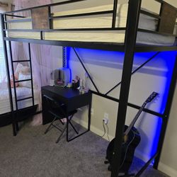 Bunk Bed Twin (Black Metal)