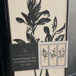 Embellished Framed Art