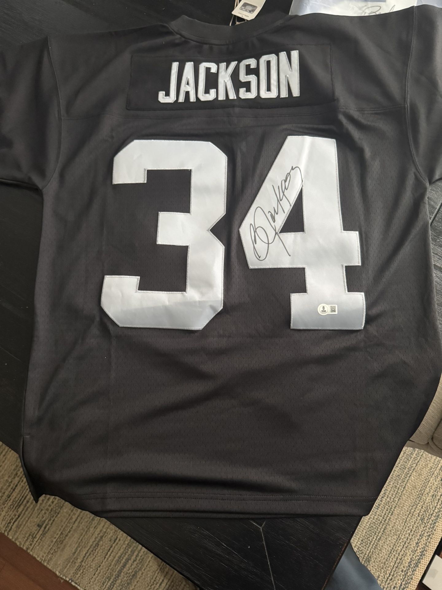 Authentic Autographed Bo Jackson Mitchell & Ness Jersey Sports & Outdoors