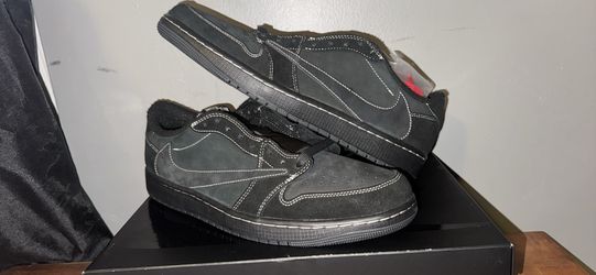 Worn one time Travis Scott Black phantom Size 12M