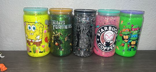 16 Oz Glass Or Plastic Cups 