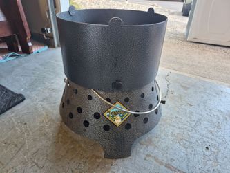 🔥 Vintage VOLCANO Outdoor Steel Fire Pit/Cook Stove