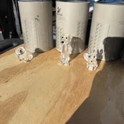 Vintage Crystal & Myth And Dragon Figurines 