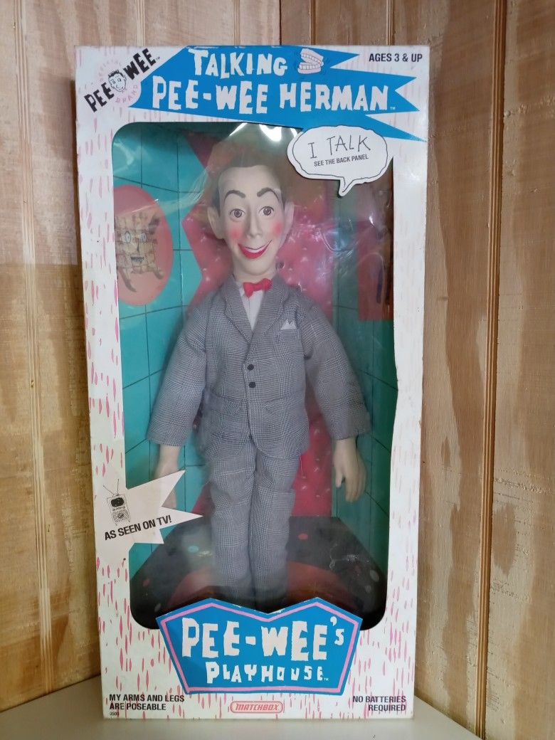 Pee Wee Herman. talking doll. circa 1987