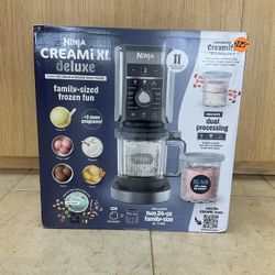 NINJA CREAMI XL DELUXE 11-IN-1 ICE CREAM & FROZEN TREAT MAKER 