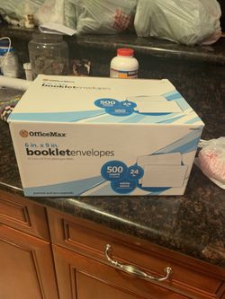 Office max booklet envelopes pack of 500