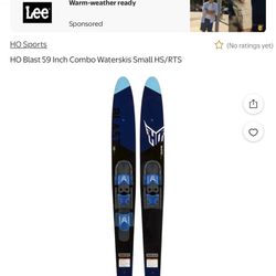 HO Blast 59 Inch Combo Waterskis Small HS/RTS
