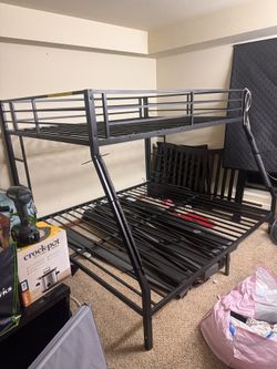 Queen Over King Bunk Bed