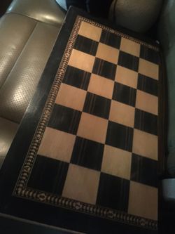 Wood wooden chess checkers backgammon board