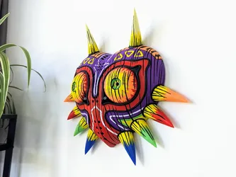 Majora's Mask 15in Full Color 3D Printed Zelda Wall Display