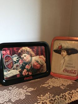 Vintage Coca Cola Trays