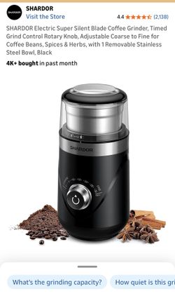 Coffee Grinder… Blender 