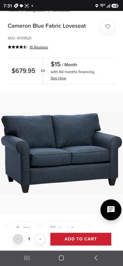 City furniture sleeper and love seat