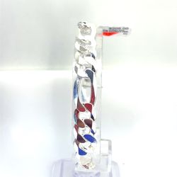 925 Sterling Silver 8” Flat Figaro Bracelet 18.40g 190043/9