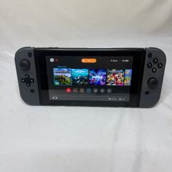 Nintendo Switch V1 HAC-001 XAW1 - Grey / Gray JoyCon