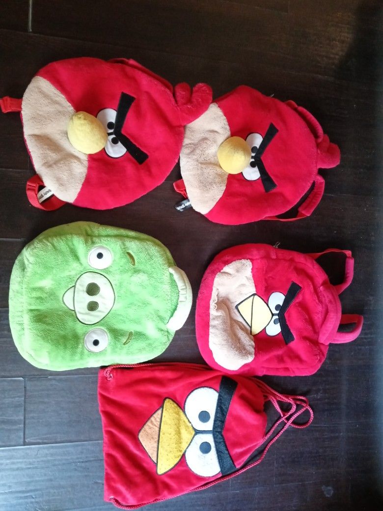 angry bird back pack bags