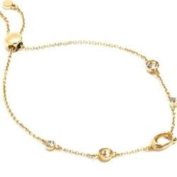 New! Coach Signature Crystal Slider Bracelet