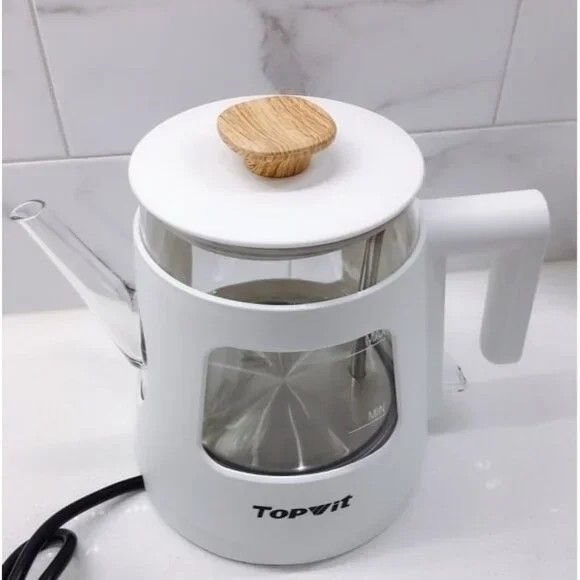 New Electric Kettle, 1.0L Electric Tea Kettle with Removable Stainless Steel