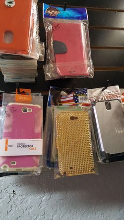 Phone cases from 5 to 8 dollars each