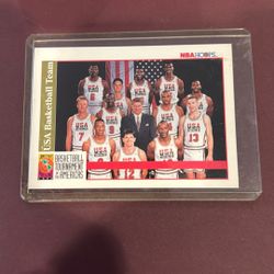 MICHAEL JORDAN 1991-92 SKYBOX NBA HOOPS USA BASKETBALL TEAM GOLD!BULLS GOAT HOF