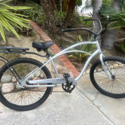 Electra Beach Cruiser - silver - rides great 