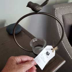 Bird Farmhouse Decor, Tealight Light Holder