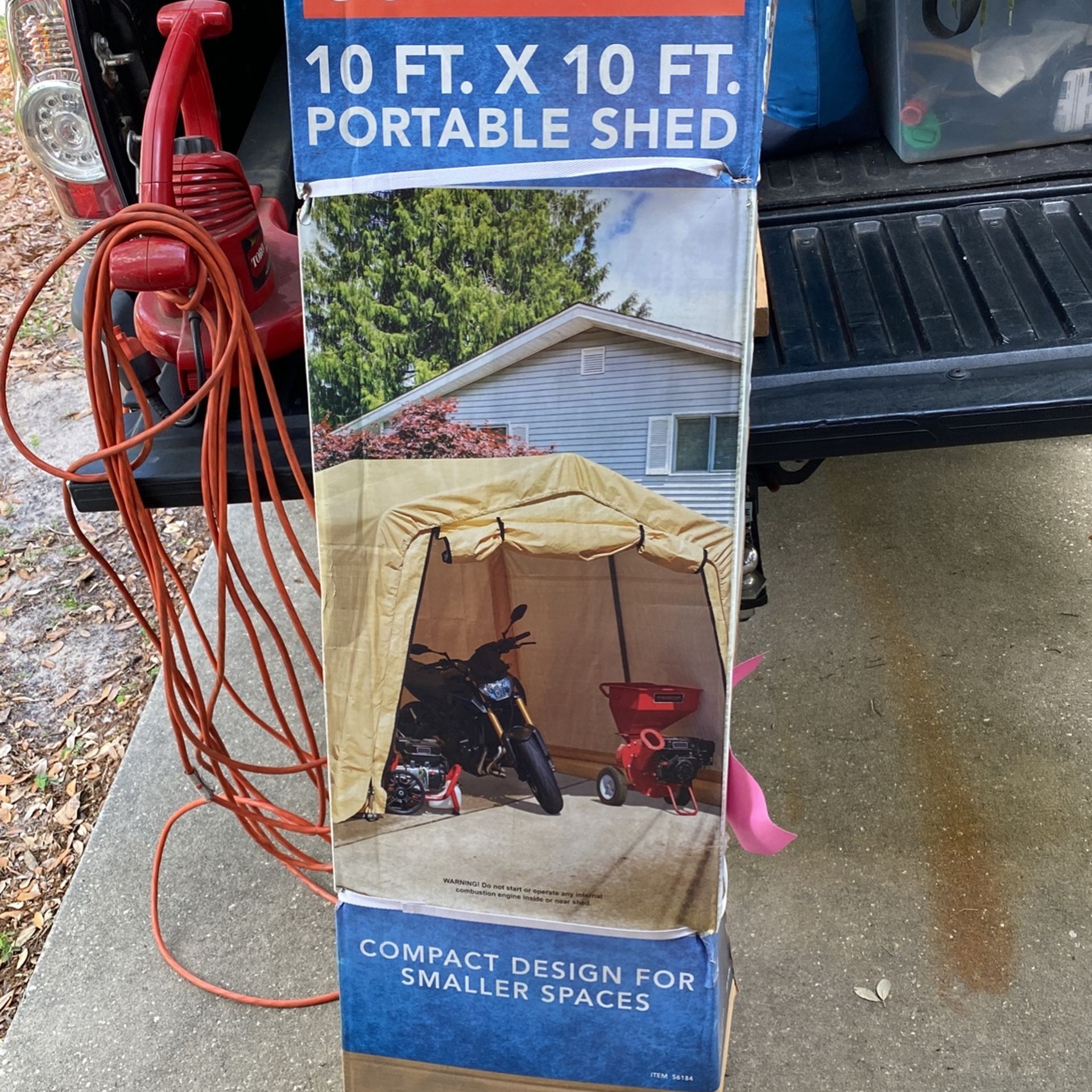 CoverPro 10x10 Portable Shed