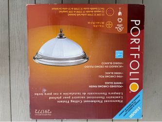 FOUR Ceiling light fixtures with circline bulb