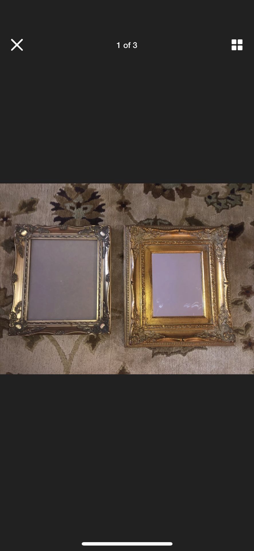 Antique Mirror and Frame