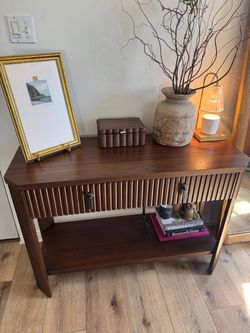 46” Laguna Nigel fluted Studio McGee Console