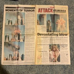 September 12,2001 News paper
