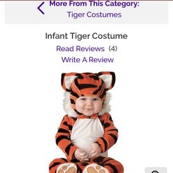 Tiger Baby Costume
