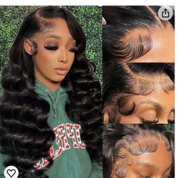 Body Wave Lace Wigs Human Hair  (Shipping Only)