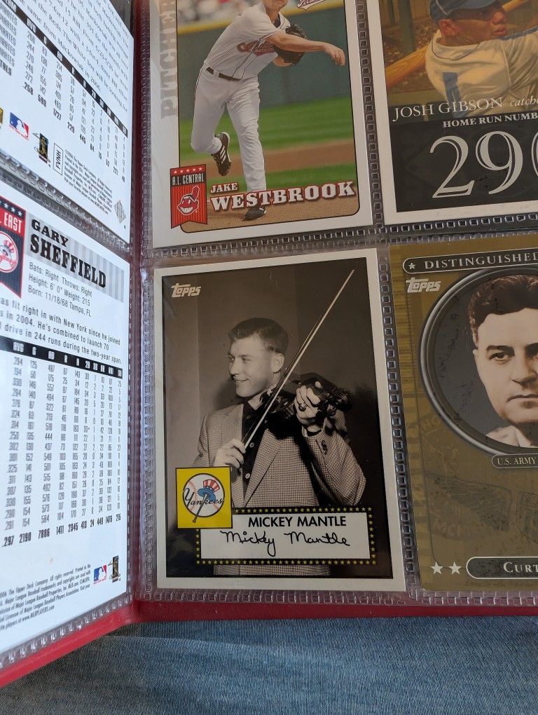 mickey mantle topps. Playing The Violin Topps 2007