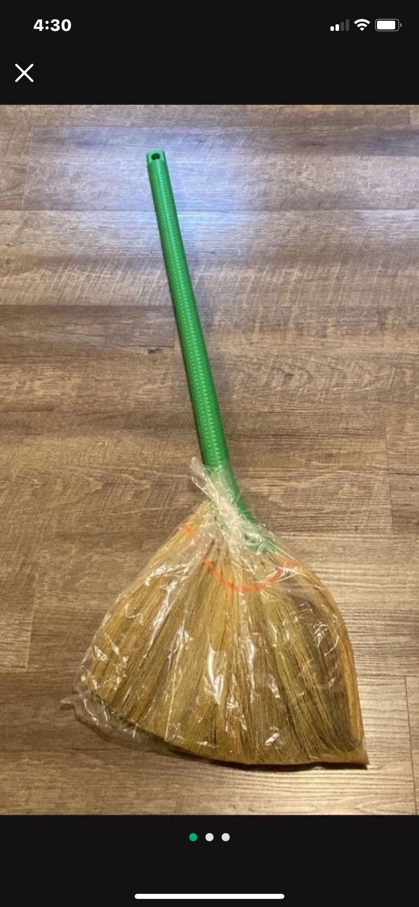 New Soft Bristle Asian Natural Straw Broom