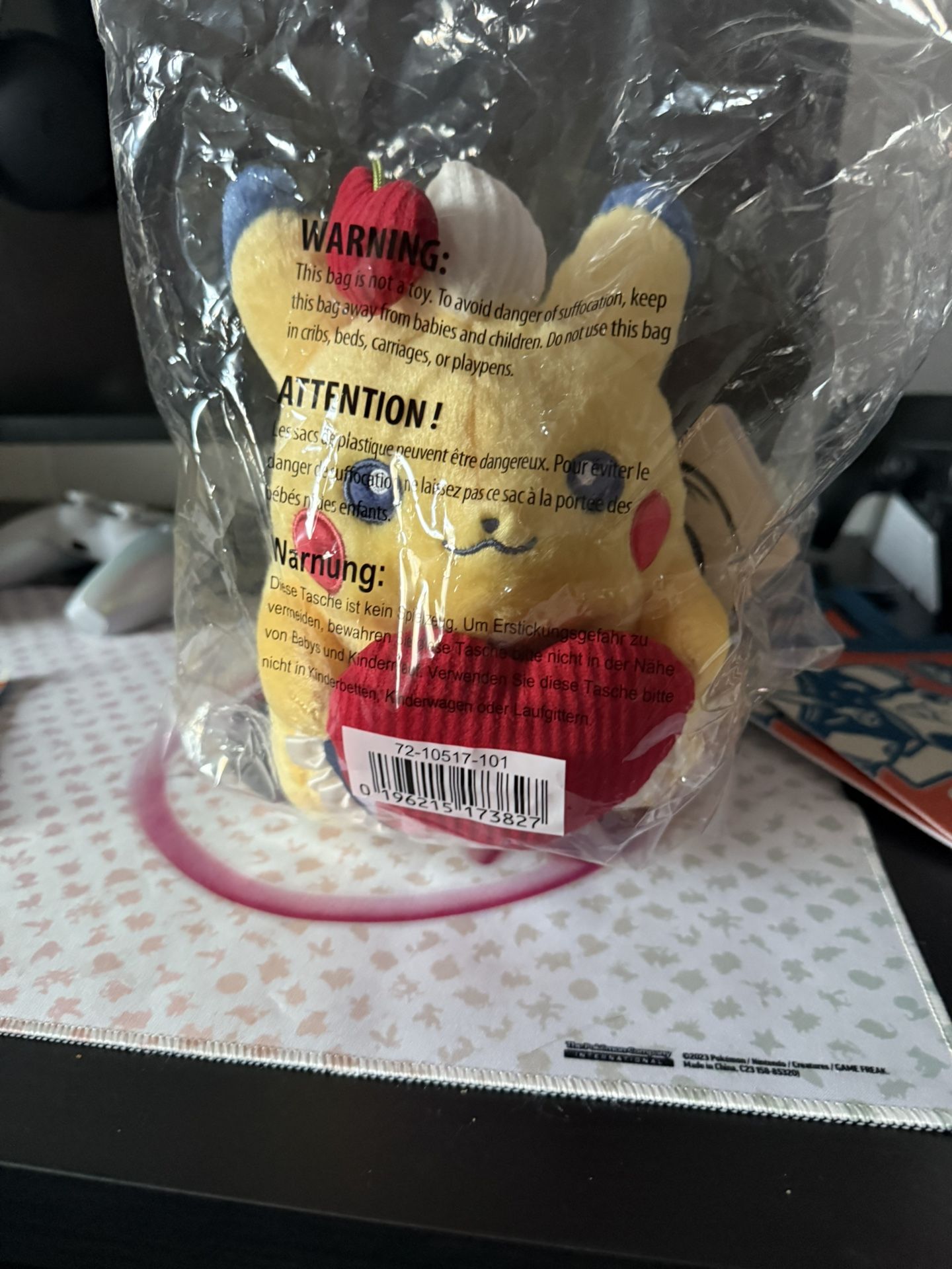 Pokemon 2025 Pikachu Sweetheart Diner Plush