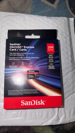 sandisk microsd express card 256gb