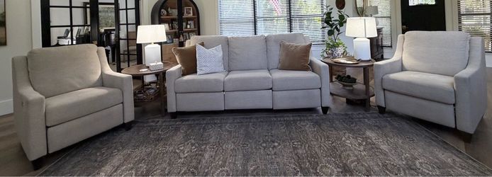 3-Piece Bassett Power Reclining Living Room Set — Available individually or as a complete set!