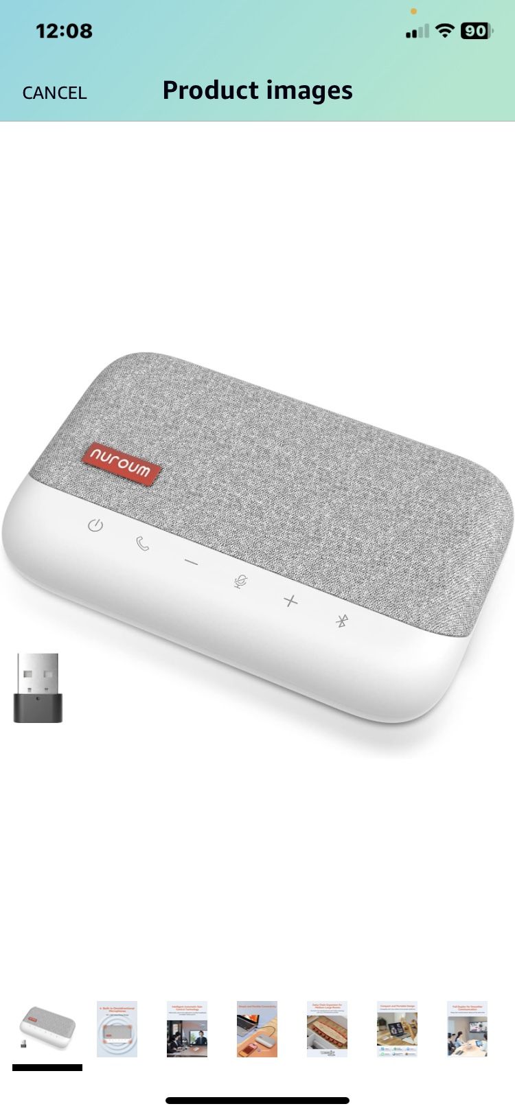 Brand New Bluetooth Conference Speaker & Microphone, 360* Voice Pickup,Noise Cancellation,No More Headset, Plug & Play