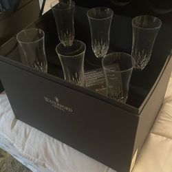 Waterford Crystal. Long stem Glass Wear.  New. 