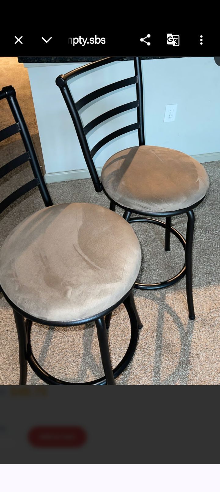 Set of barstools mint condition