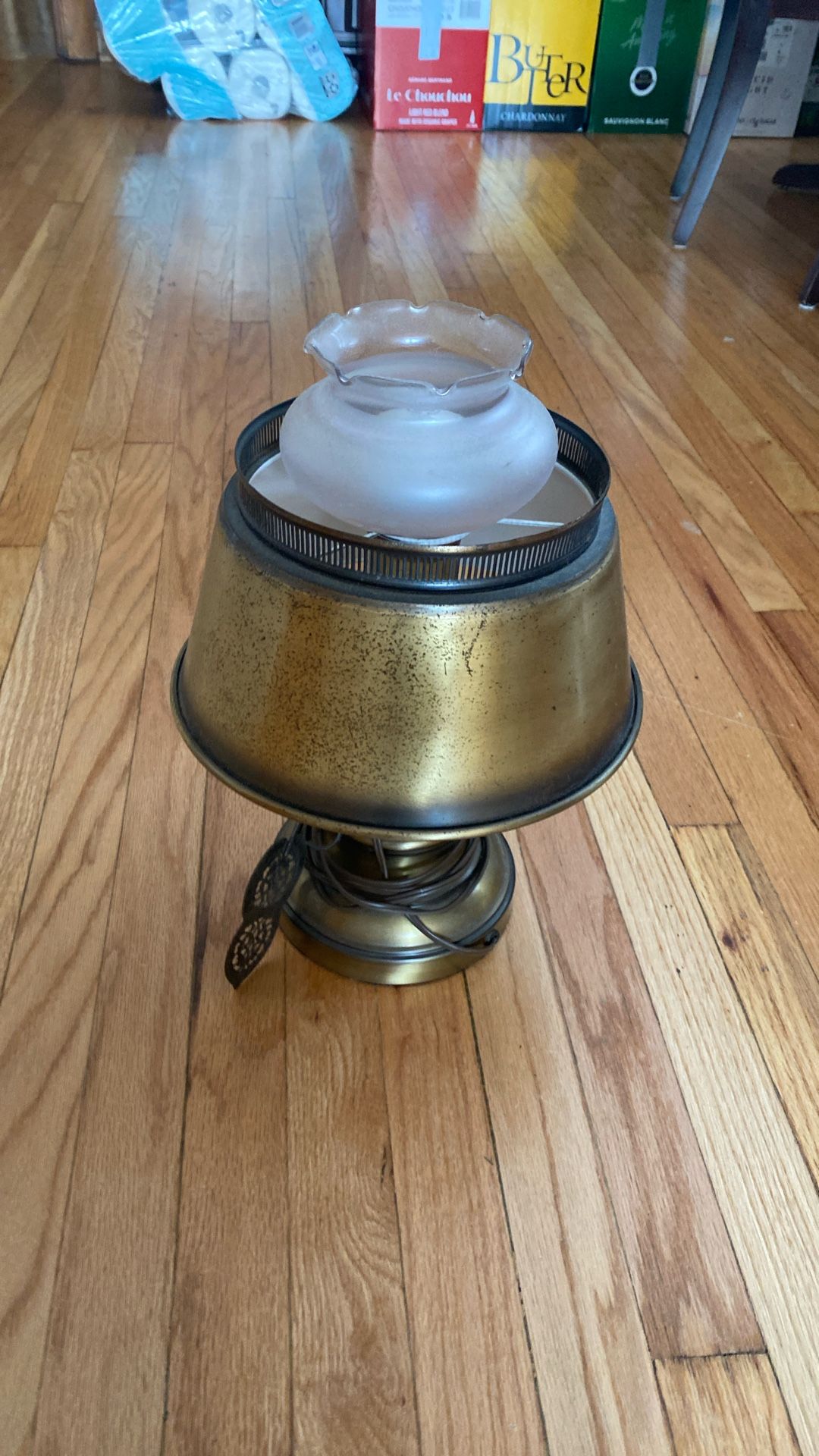 Vintage brass lamp
