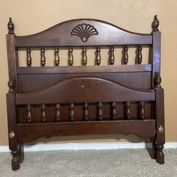 Cherry Finish Twin Bed