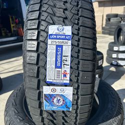 BRAND NEW SET OF ALL TERRAIN TIRES 275/55r20 275/55/20