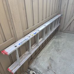 16ft Werner aluminum Extention Ladder. 200 Lb Cap...