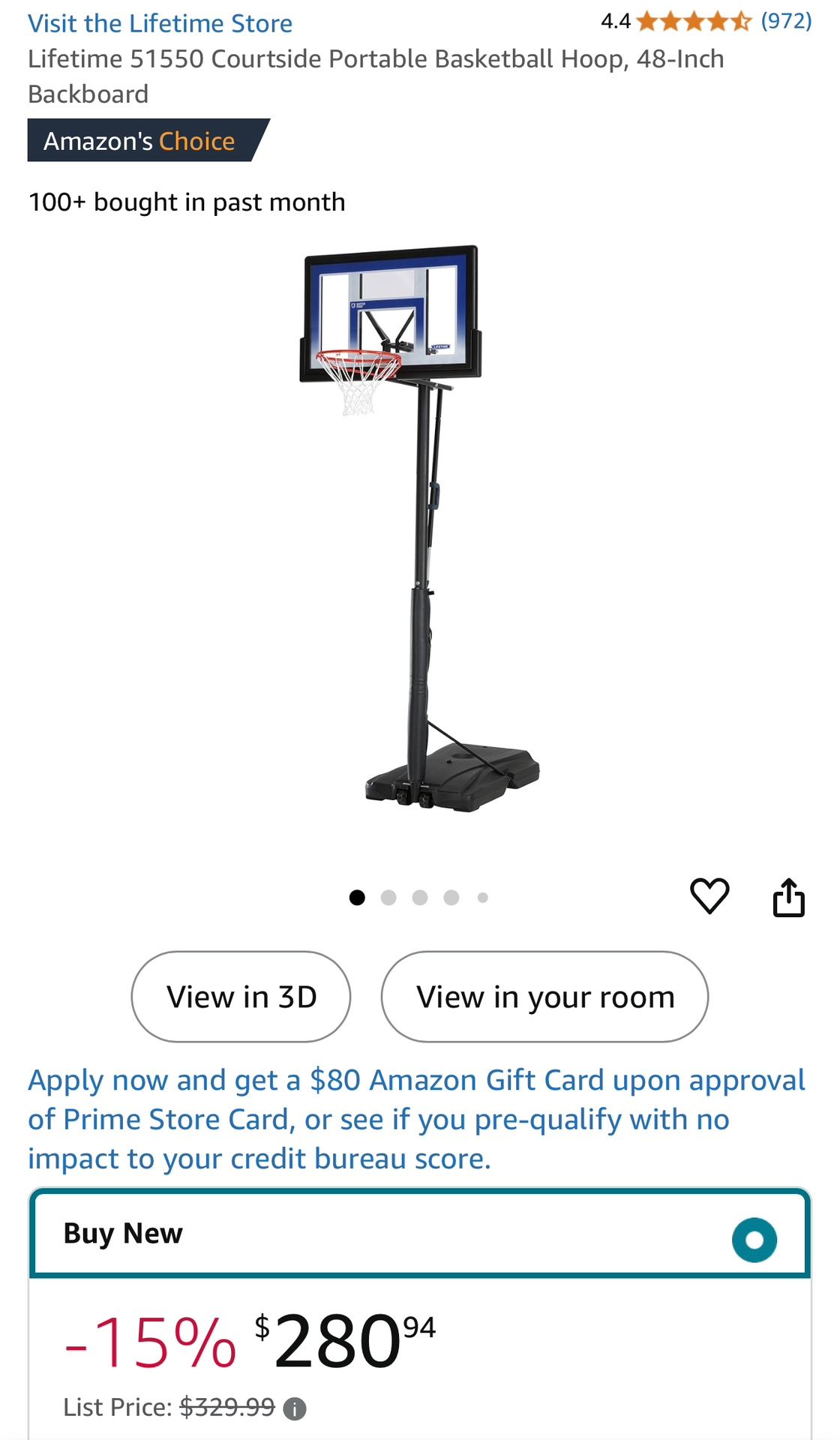 Lifetime In Ground Basketball System NEW