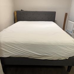 King Size Bed Frame + Mattress 